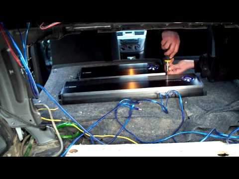 Car Audio Install Planet audio amps !