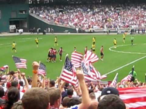 Clint Dempsey Goal Celebration - Gold Cup 2011 Quarter-Final - USA vs. Jamaica