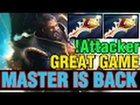 THE KUNKKA MASTER IS BACK !!   !ATTACKER GREAT GAME 2 DIVINES   Dota 2
