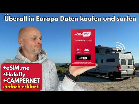 CAMPER SIM CARD - 1 SIM card & flexible tariffs for Europe with eSIM.me + Holafly + CAMPERNET Router