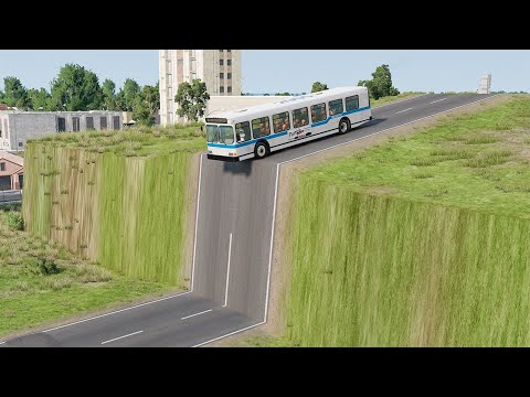 Cars vs Unfinished Road #8 - BeamNG DRIVE | SmashChan