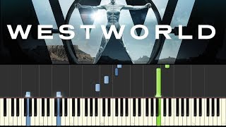 WestWorld (Piano Tutorial - Synthesia) - Dr. Ford Theme  (+ sheets)