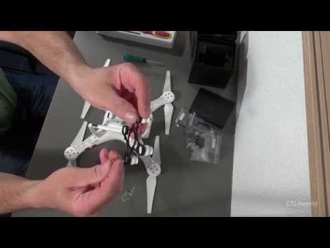 DJI Zenmuse Gimbal H3-3D /DJI Phantom2 Zenmuse new - Gimbal montieren