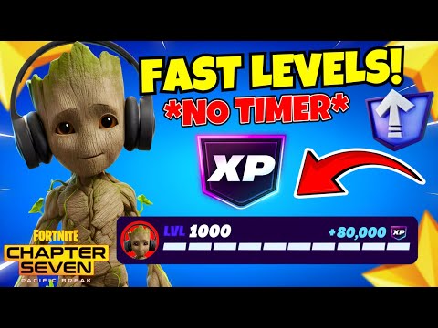 NO TIMER 🚨✨ XP MAP How to LEVEL UP FAST in FORTNITE 🥰 EARN XP in CHAPTER 7