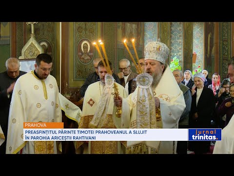 Preasfințitul Părinte Timotei Prahoveanul a slujit în Parohia Ariceștii Rahtivani