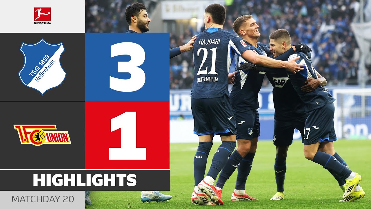 TSG Hoffenheim vs 1.  Union Berlin Highlights