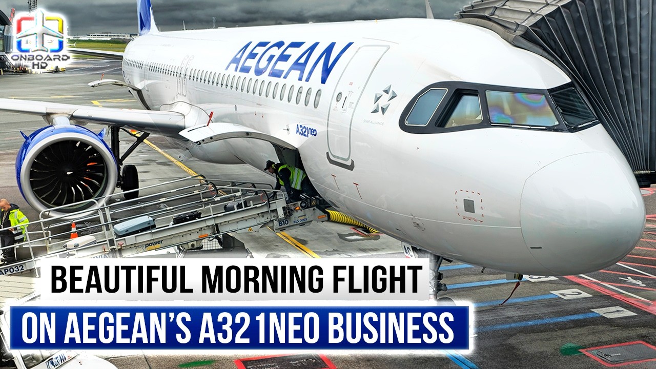 TRIP REPORT | First Time on Aegean Business Class! | AEGEAN A321Neo | Athens to Vienna