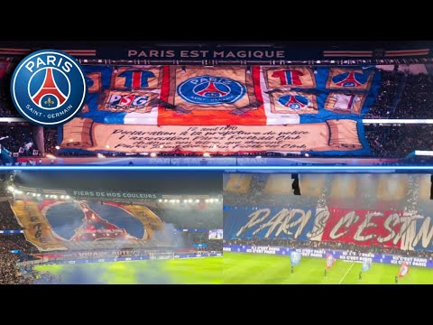 🔴🔵 COLLECTIF ULTRAS PARIS With Amazing Tifo • PSG VS Paris FC FT 2-1