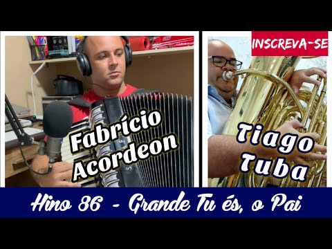 🎼Hino 86 CCB - Grande Tu és, o pai 🎶 c/ Fabrício Bernal