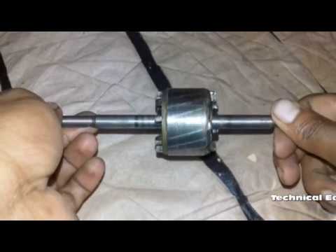 How to replace bushes and shaft in motor