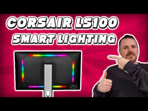 Corsair LS100 Smart Lighting strips - iCUE Murals demo