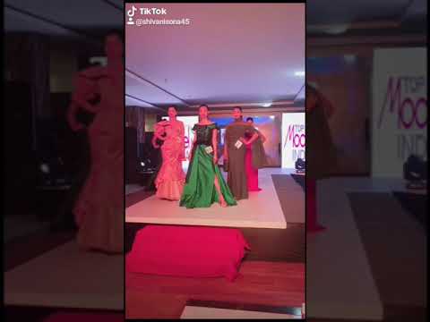 SHIVANI SONA Modeling on stage