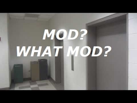 Mod in progress?  Montgomery KONE hydraulic elevators at County/City building, Lincoln NE