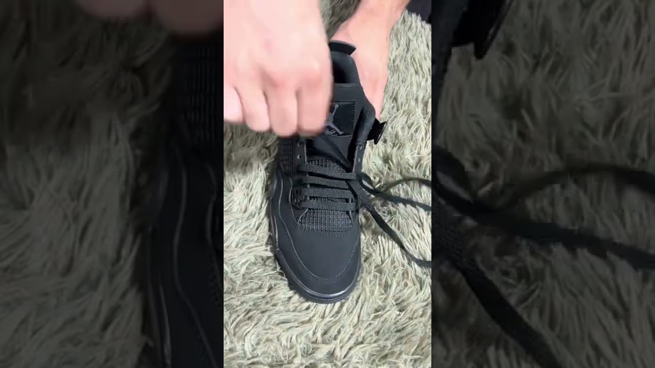 Jordan 4 Bar Laces Tutorial ❗️ If you love shoes watch this….