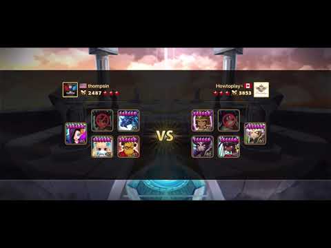 Thompsin Vs HowToPlay With Verad & Bull - Summoners War