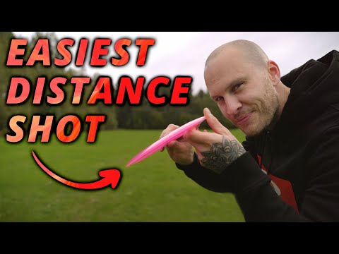 How to throw a hyzer flip (the EASIEST distance shot!) | Disc Golf Basics