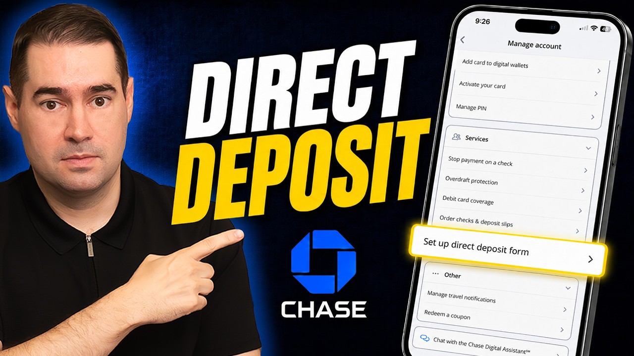 How to Set Direct Deposit in Chase