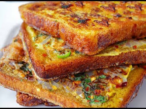 Quick Masala French Toast Street || How to Make Masala French Toast Street Style