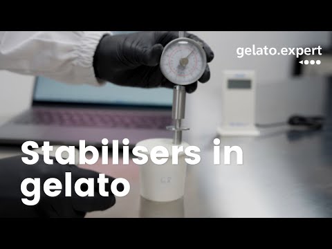 What are gelato and ice cream stabilisers?