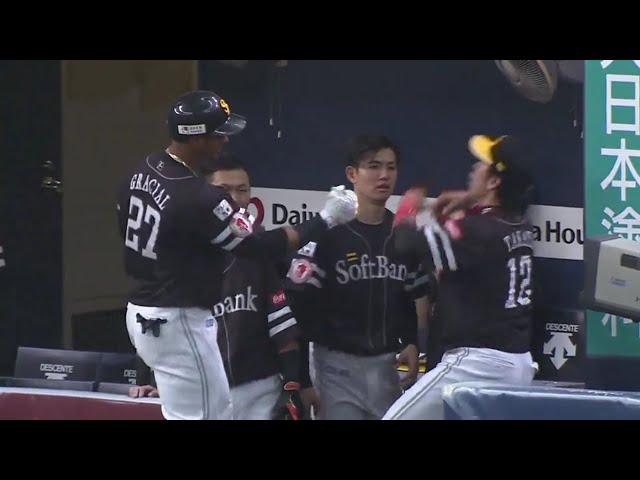 【7回表】2試合連発!! ホークス・グラシアルのソロアーチ‼ 2019/9/23 B-H