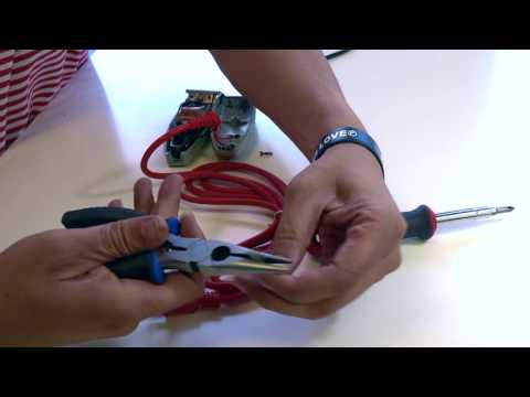 Instructions on how to install the T Outliner Cord