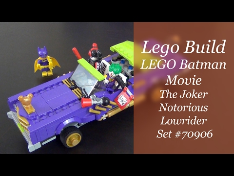 Let's Build - LEGO Batman Movie The Joker Notorious Lowrider Set #70906