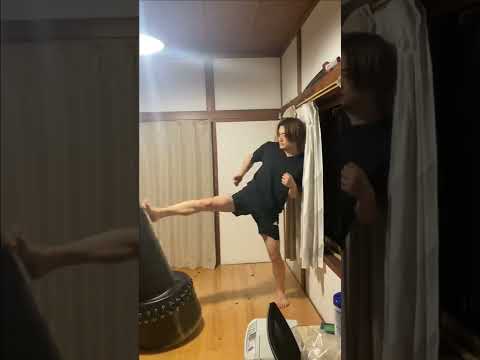 三日月蹴り（格闘技自主練19日目）