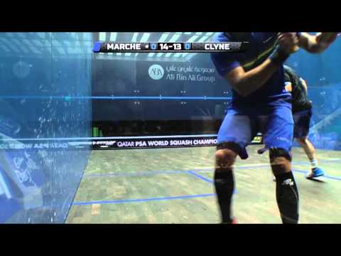 Squash : MegaRallies EP88 - Marche v Clyne : World Championship 2014