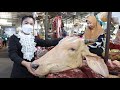 Market show, Buy cow head for cooking / Yummy food cooking / Countryside life TV
