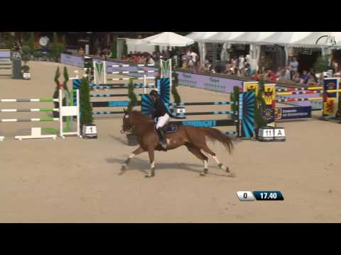 Balsiger Ken Vadrouille du Houssoit ép 4 145 CSI Crans Montana 2016