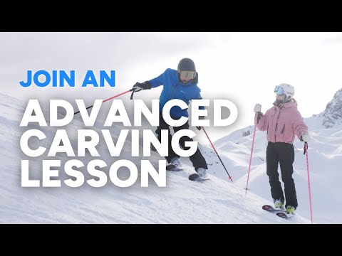 ADVANCED CARVING SKI LESSON | Drills to improve your carved turns on skis