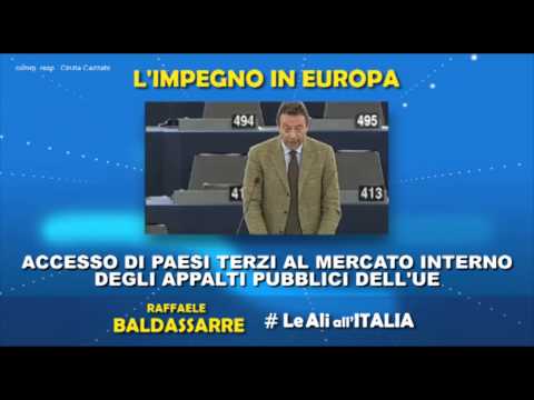 Raffaele Baldassarre - In Europa #Le Ali all'ITALIA