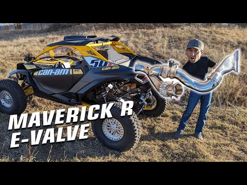 RPM SxS Can-Am Maverick R 3" E-Valve Mid Pipe / Electronic Dump Valve