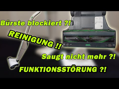 Vorwerk vacuum cleaner no longer sucking?! | Clean brush head! | Kobold VB100 | Fix the problem!
