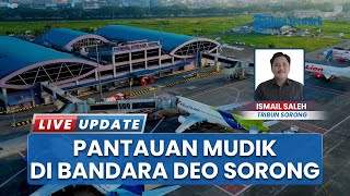 Suasana Arus Mudik Bandara DEO Sorong, Aktivitas Penumpang Stabil di H-1 Perayaan Hari Natal