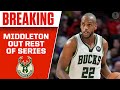 2022 NBA Playoffs: Khris Middleton (knee) OUT for remainder of First Round | CBS Sports HQ