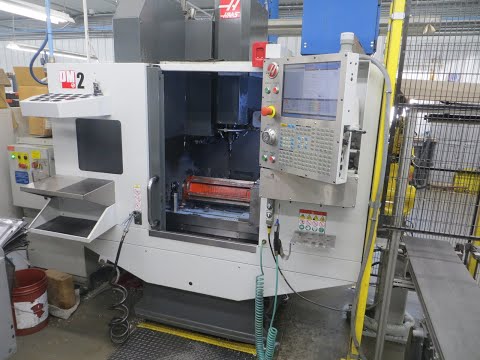 Haas DM-2 CNC Vertical Machining Center, Haas NextGen Control, 4th Axis Drive, Probing & More
