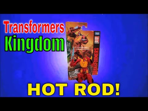 Transformers Kingdom Core Class Hot Rod - Got Bot True Review NUMBER 956