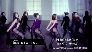 Top 100 K-Pop Songs Chart - July 2015 Week 4