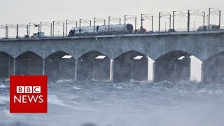 Train accident on Danish bridge kills six - BBC News