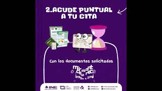 Infografía Sigue estos pasos y tramita tu INE