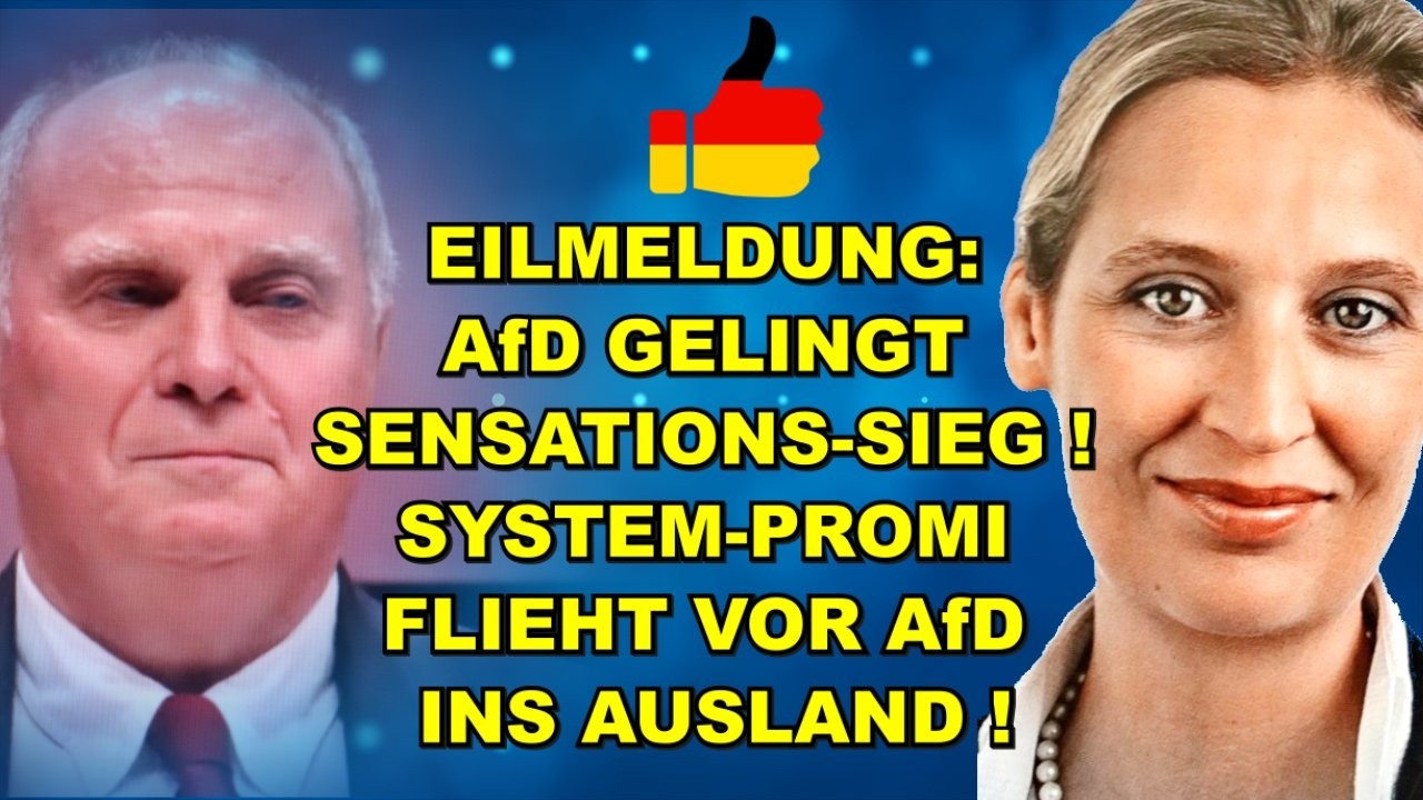 EIL: AfD-Sensation! SYSTEM-PROMI FLIEHT!
