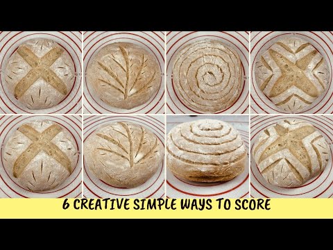 Bread Scoring TECHNIQUES & Bread Scoring TUTORIAL [Score bread with LAME & 6 Bread Scoring DESIGNS]