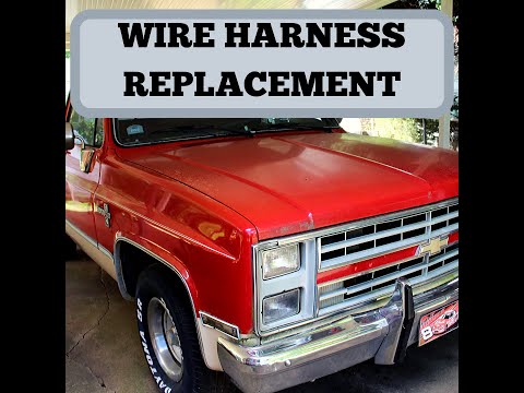 1985 C10 Wire Harness Replacement . Head lights