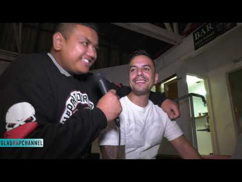 Isaac Savage mingles with local boxing fans