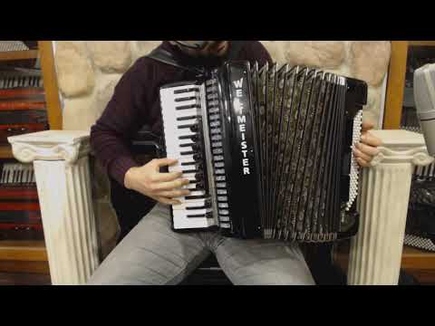 3310 - Black Weltmeister Opal Piano Accordion LMM 37 96 $1999