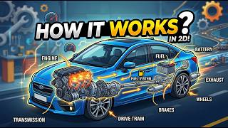 How Cars Work: The Science & Engineering Explained | 2D Animation