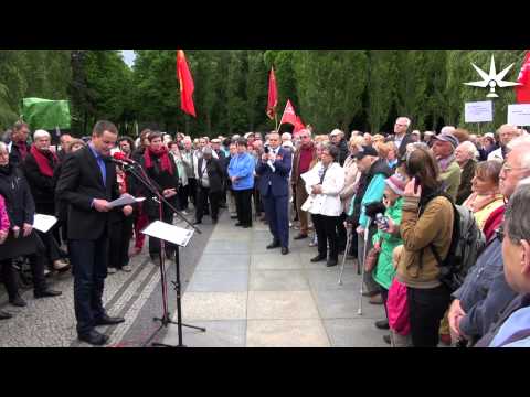 Gedenkveranstaltung am Sowjetischen Ehrenmal in Berlin-Treptow. 8.5.2014. Teil 1-2