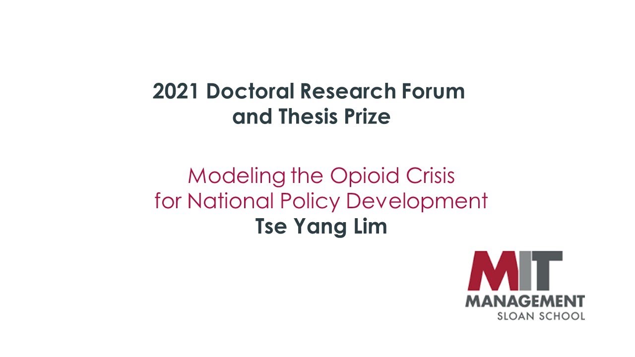   Modeling the Opioid Crisis for National Policy Development
