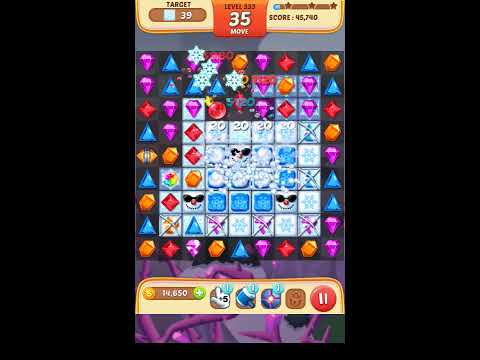 Jewel Match King Level 333 - Walkthrough ( No Booster )